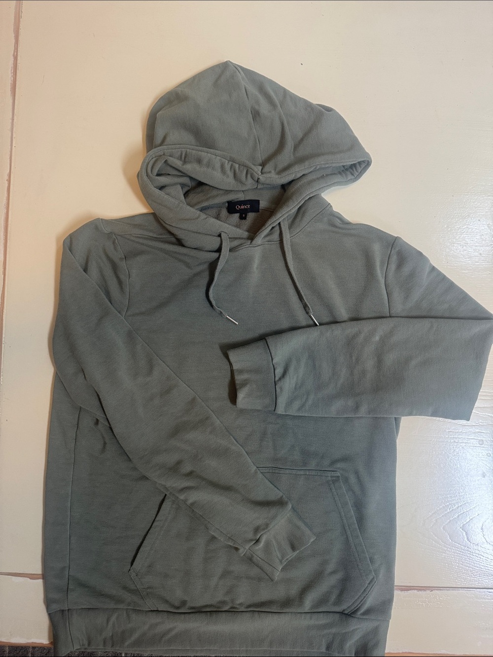 Quince Men's Hoodie in Sage Green